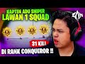 Kapten Adu Sniper Lawan 1 Squad Di Rank Conqueror !! | HD Ultra PUBGM Indonesia