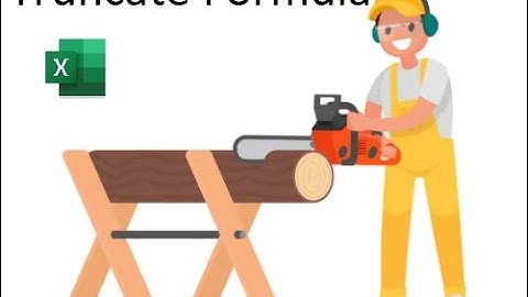 012. What remove decimals from a number? Use trunc (truncate the number) ! in w minutes! | EXCEL