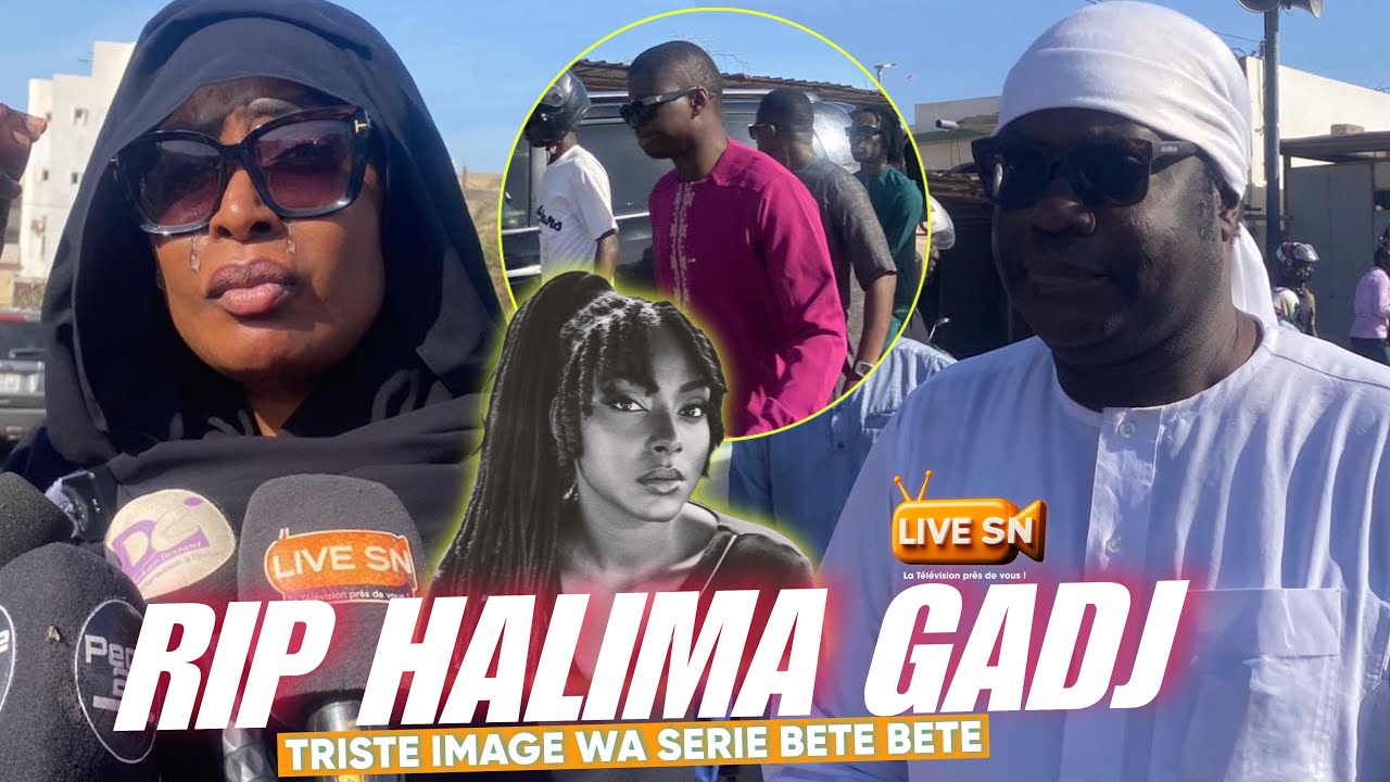 🕊️Reaction de khadji Gadji et Alkaly bête bête «Halima waliwou bou nebatou lawon😭 #livesn 