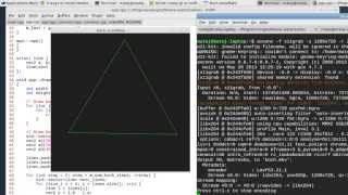 Koch snowflake test recording