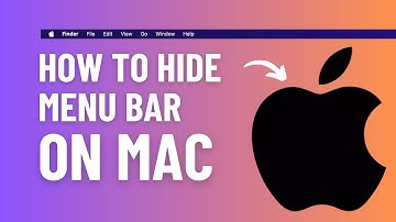 How To Hide Menu Bar On Mac, Macbook, Mini, Air