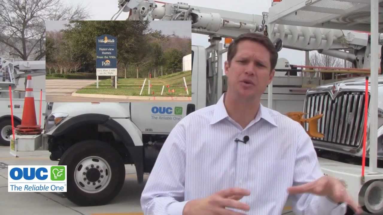 OUC Crews Working in Lake Nona's "Medical City".