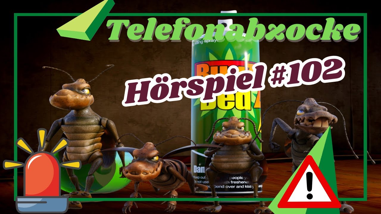 Callcenter Scamanruf - Die Telefonbetrüger - Kakerlaken Party - Hörspiel 102
