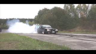 volvo 740 643hp big turbo || massive burnout ||