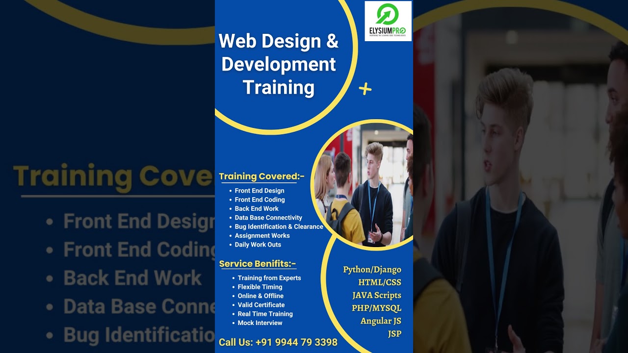 Internship Training-Web Design and Web Development Training