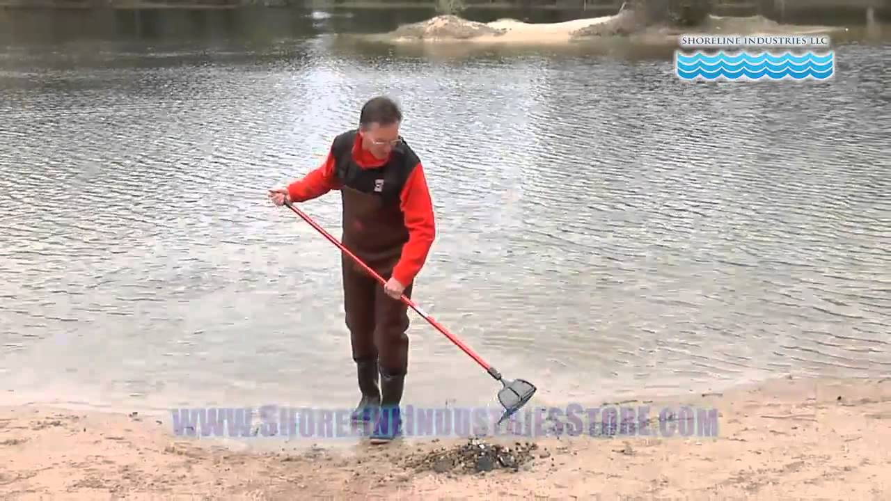 Sand Beach Pond River Zebra Mussel and Lake Rake