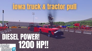 IOWA TRUCK & TRACTOR PULL I FS22 I UMRV