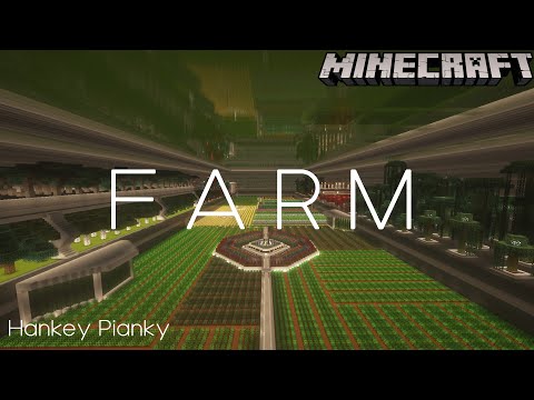 I made this GIANT Underground Farm in Minecraft