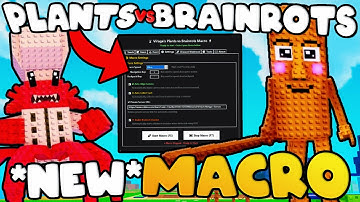 HOW TO *MACRO* in ROBLOX PLANTS vs BRAINROTS