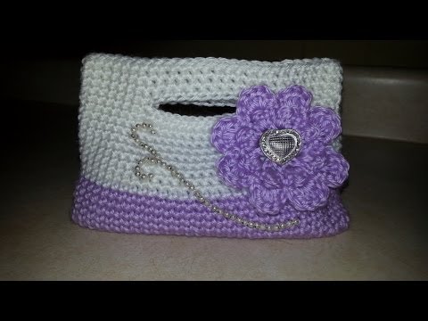 CROCHET RUFFLE PURSE TUTORIAL ? Only New Crochet Patterns