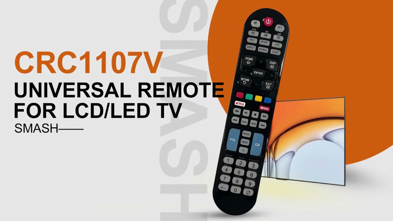 Universal TV Remote for All Brand CRC1107V