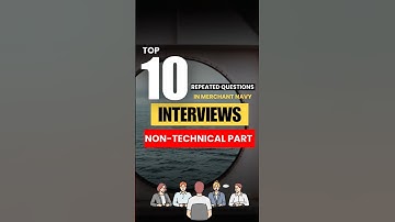 ⚡Top 10 Repeated Non Technical Interview Questions #merchantnavy #imucet #imumate #dns #shorts