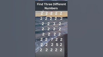 Find Three Different Numbers | Decode The Puzzle –Brain Teasers, Logic Riddles & Math Challenges #iq