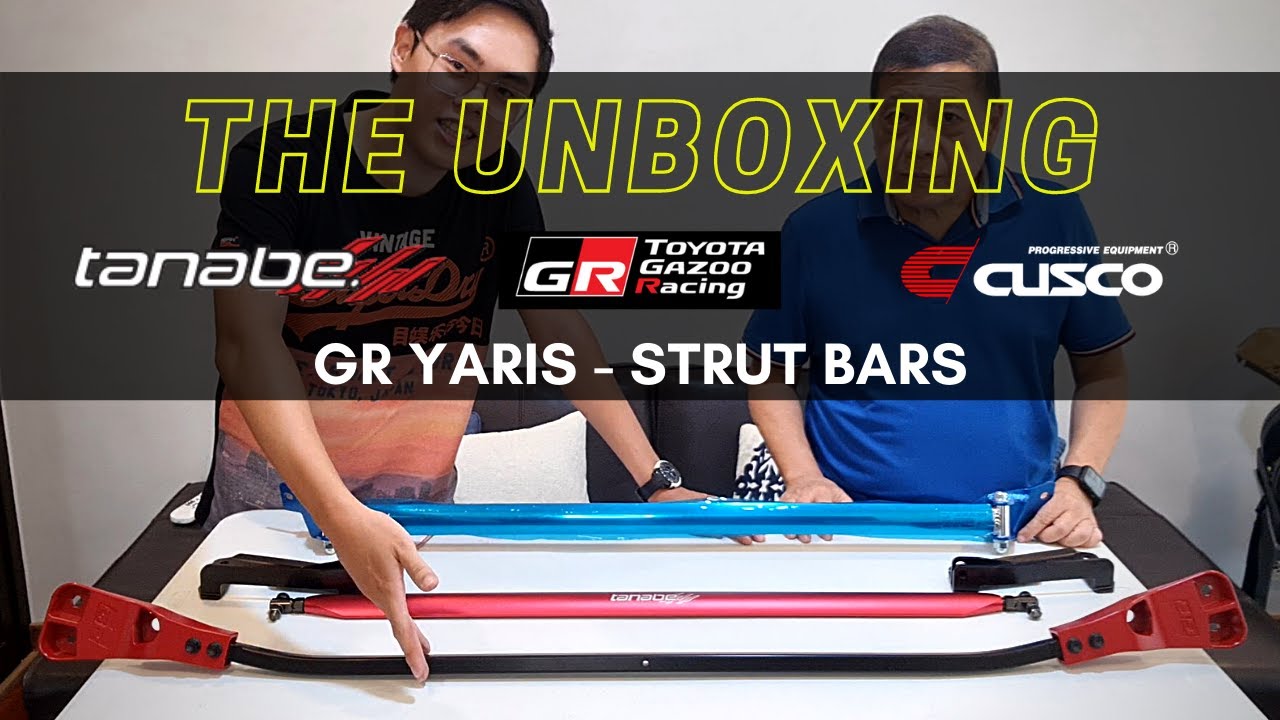 GR Yaris Strut Bar Showdown (Cusco, Tanabe, TRD/Gazoo Racing) (The