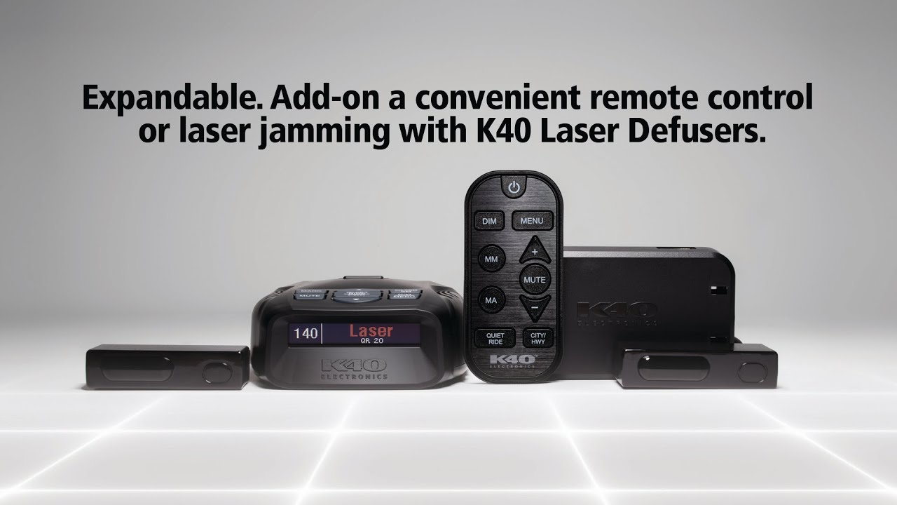 K40 Introduces New Platinum100 Portable Radar Detector YouTube