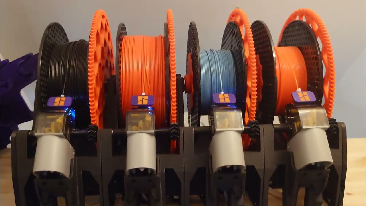 Python AMS - Ultimate Bambu Lab AMS - Showcase Video - YouTube