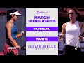 Emma Raducanu vs. Petra Martic | 2022 Indian Wells Round 3 | WTA Match Highlights