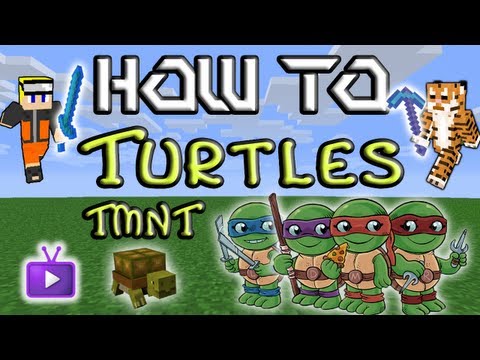 30 Second Minecraft: Taming Mo-Creatures Turtle  Doovi