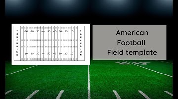 How to create American Football Field template with powerpoint