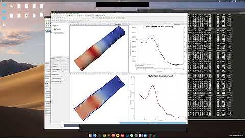 SimVascular Tutorial-  ALE simulation using svFSI