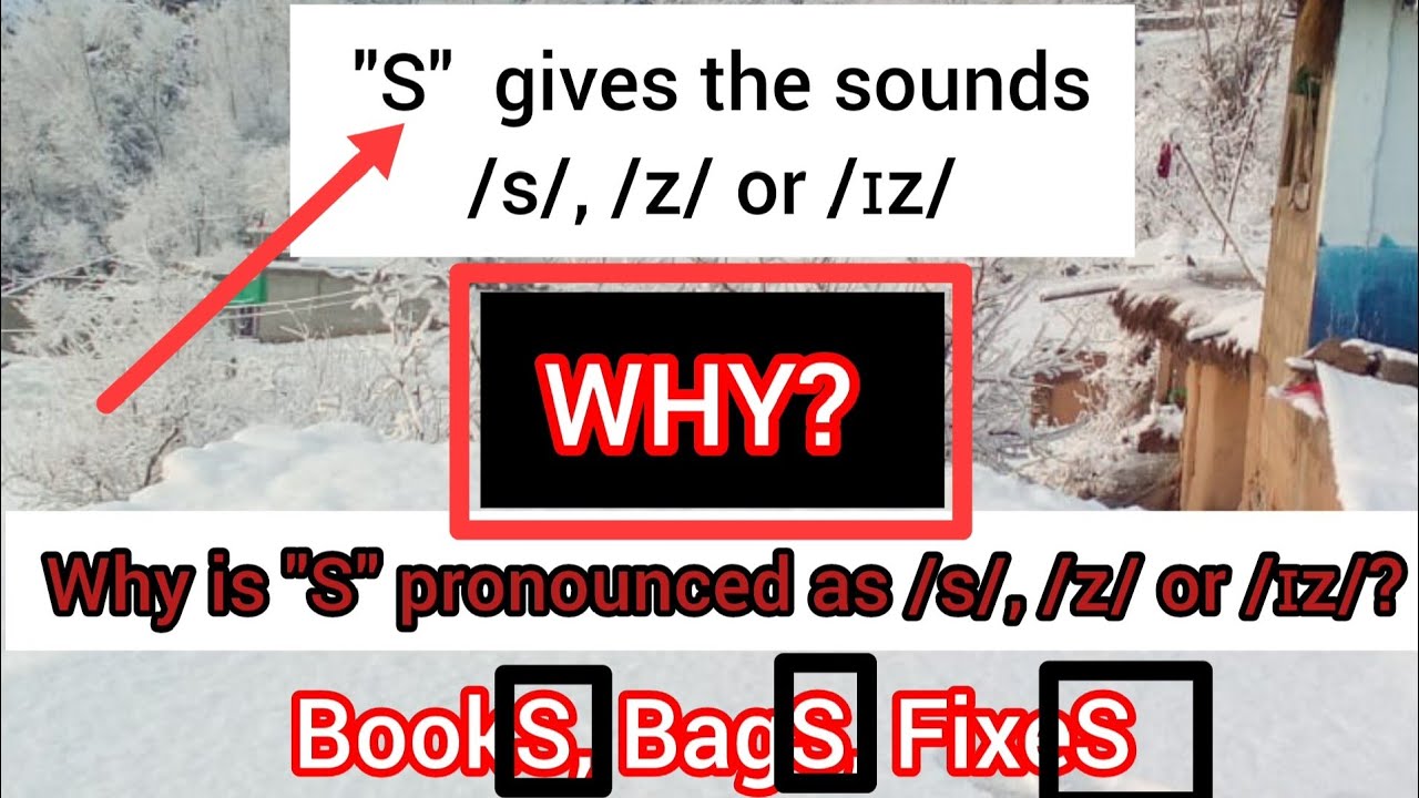 When and why "S" is pronounced as /s/, /z/ or /ɪz/? S is pronounced as /s/, /z/ or /ɪz/. Why
