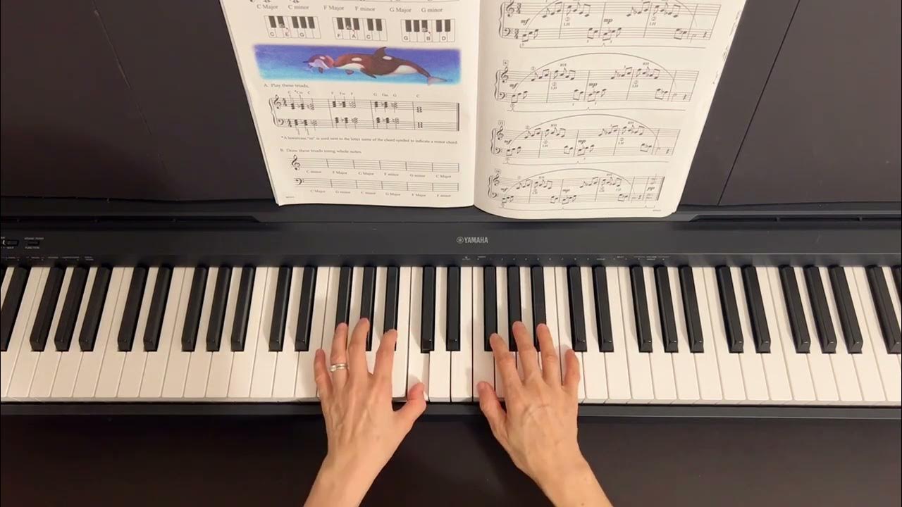 Ocean Waves (P.21) Bastien New Traditions, All In One Piano Course. 2B