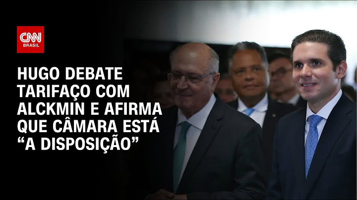 Hugo debate tarifaço de Trump com Alckmin e reforça que Câmara está “à disposição” | AGORA CNN