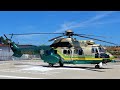 AS332 Super Puma Start-Up & Takeoff N950SG Crashed on 03-19-22 LA County Sheriff N951LB Airbus H215