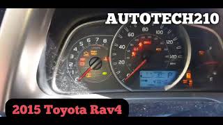 Toyota Rav4 oil light reset