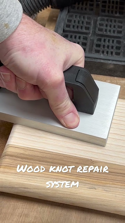 How to Fill Knot Holes and Cracks with Black Epoxy – Woodworkers Source Blog