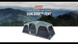 How to Set Up Your Coleman Sunlodge Camping Tent