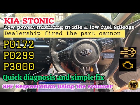 "KIA Stonic P0172 P0299 Low Power, Surge & Misfire at Idle | Quick Diagnosis & Easy Fix!”