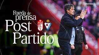 🎙️ PACHETA | Rueda de prensa post-partido #GranadaEibar