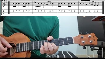 Way Back Then (Squid Game) - Easy Beginner Ukulele Tab With Playthrough Tutorial Lesson