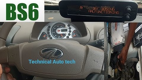 BS6 Check Engine Light Problem Solving Mahindra Supro
