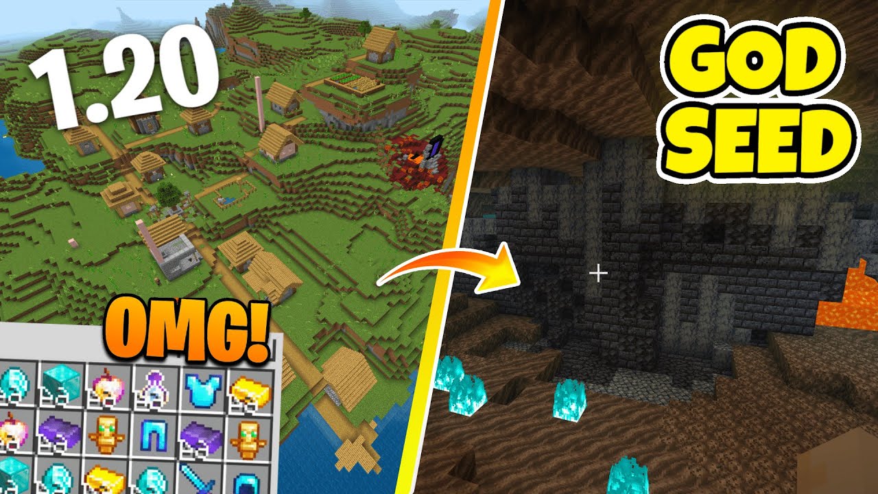 🔥[GOD SEED] For Minecraft Bedrock And Pocket Edition | Seed Minecraft 1 ...