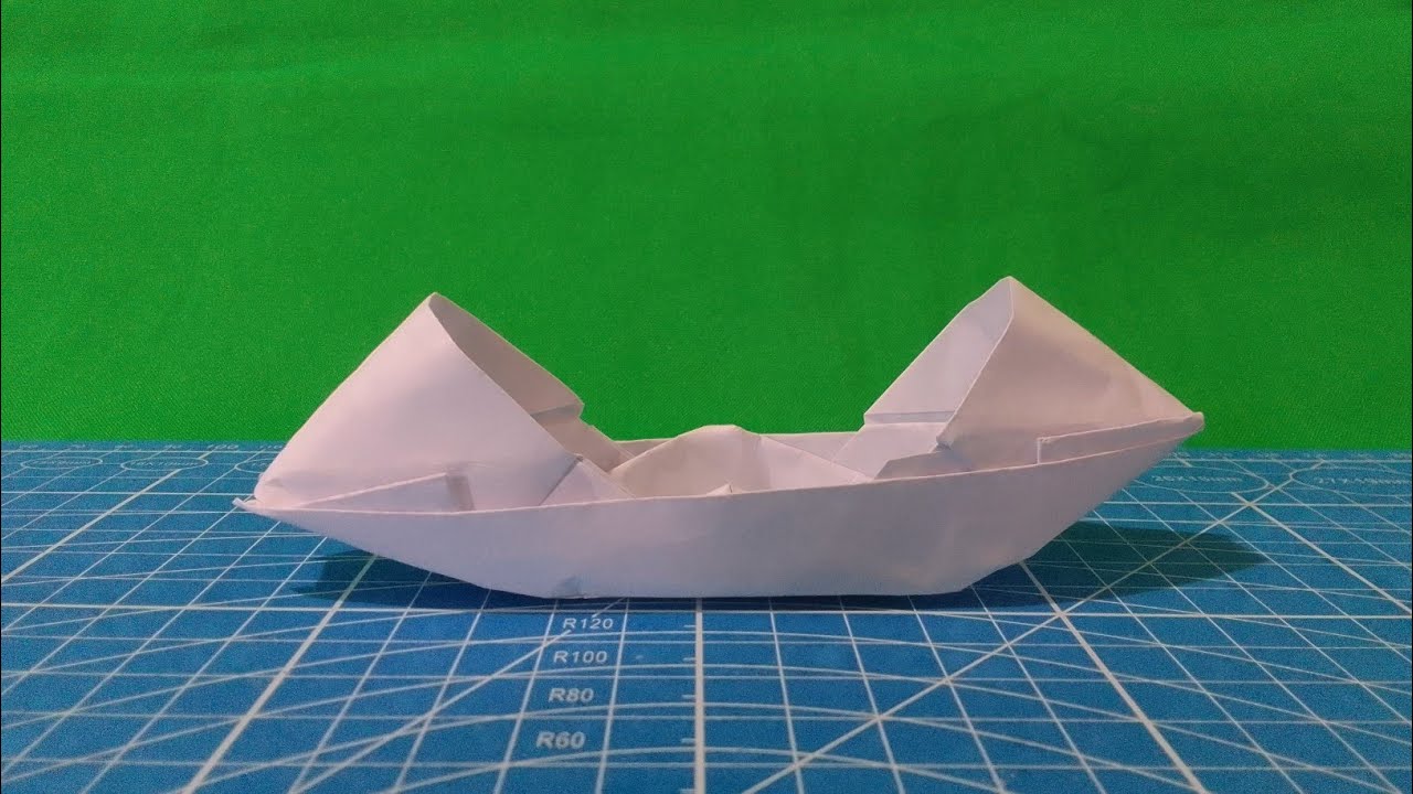 Tutorial Origami Motor ORIGAMI TUTORIAL- How to make a motor boat @Ulyssesartsandcrafts - YouTube