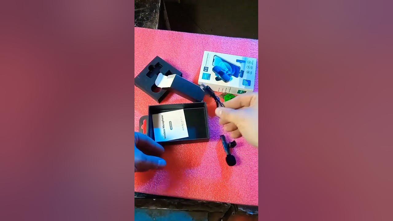 Распаковка беспроводного методичного микрофона для телефона. #беспро ...