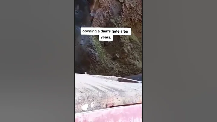 Opening a dam gate after years of it being closed #amazing - DayDayNews