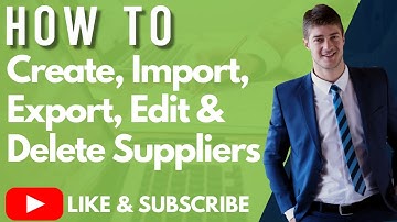 1 1 13 9  Create, Import, Export, Edit, Delete Suppliers l Ezelogs.com construction management app