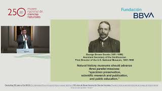 Lecture by Kirk Johnson in the Forum of International Museum Directors at the BBVA Foundation
