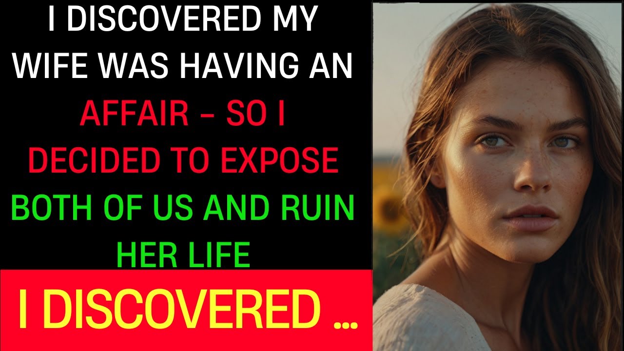 I discovered my wife was having an affair So I decided to expose both