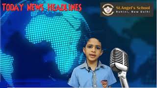 My little News Reader/Anchor🙂👌👍virtual participated in School Assembly. #news #Headlines #newsreader