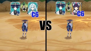 Wanderer Yunjin C6 VS Wanderer Faruzan C6 - Genshin impact