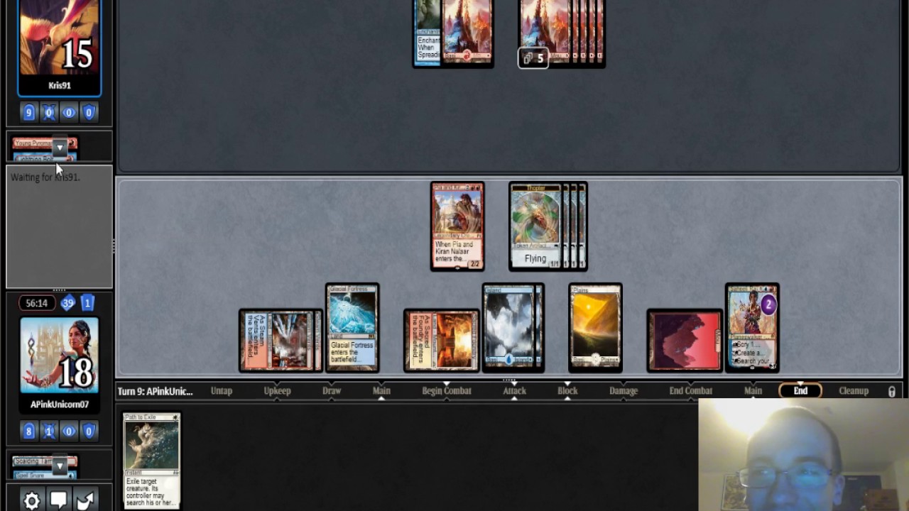 Modern Jeskai Saheeli vs Mono red token storm thing