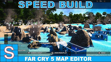 STORM THE BEACH | Far Cry 5 Custom Map Speed Build | Tropic D-Day (Part 1: Build)