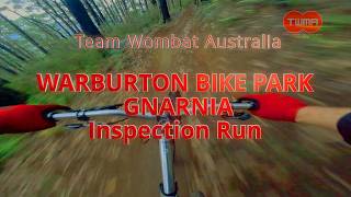 Warburton Bike Park-Gnarnia First Inspection Team Wombat Mountainbike