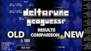 DELTARUNE GEOGUESSR 2.0 - Results Screen Comparison [Progress Update 19/08/2026]