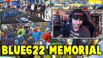 Summit1g & NoPixel RP Community Pay Respect To Blue622 - Boe with Memorial! | GTA V RP
