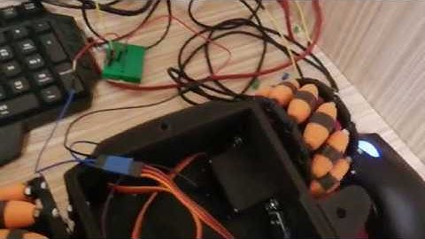 ROS + Raspberry pi + servo motor control